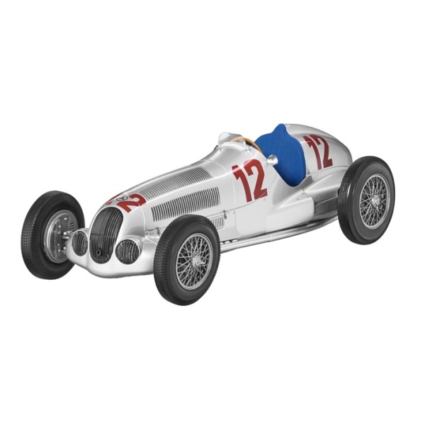 Macheta Oe Mercedes-Benz W125 R Rudolf Caracciola Câștigător Al Marelui Premiu Al Germaniei 1937 Argintiu B66040637